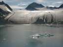 Curved front of a glacier - 32KB