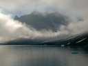 Our first glimpse of Spitzbergen's peaks - 17KB