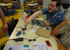 2012-09-08-0853-24  Werkgroep Kunstmanen meeting - Elmar Bögels with his Arduino modules.
