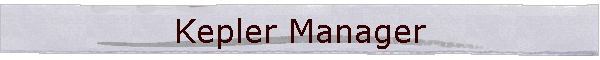 Kepler Manager