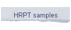 HRPT samples
