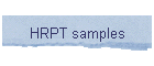 HRPT samples