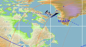 Screenshot of NOAA icons in use