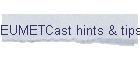 Eumetcast hints+tips