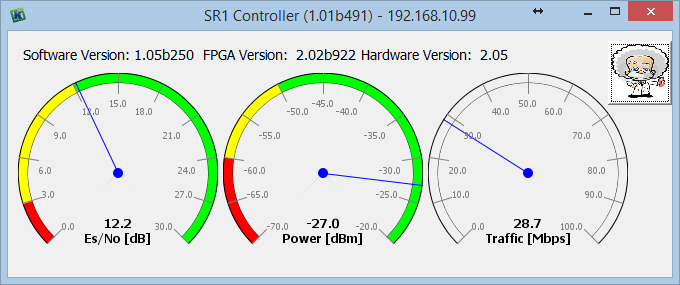 Ayecka SR1 Controller screen-shot