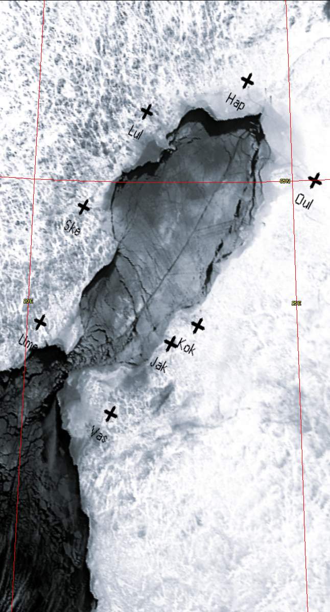 NOAA-17 thermal image