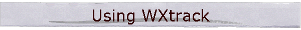 Using WXtrack
